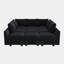 Canapé modulaire en velours Kandle-1860965787