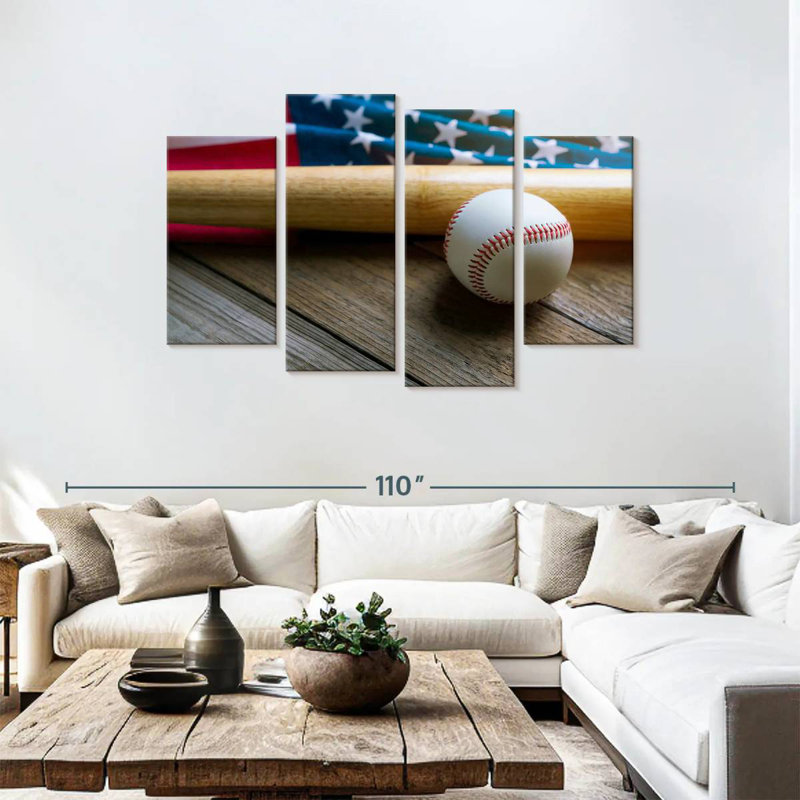 American style baseball Sireci, H 48 po x l 75 po