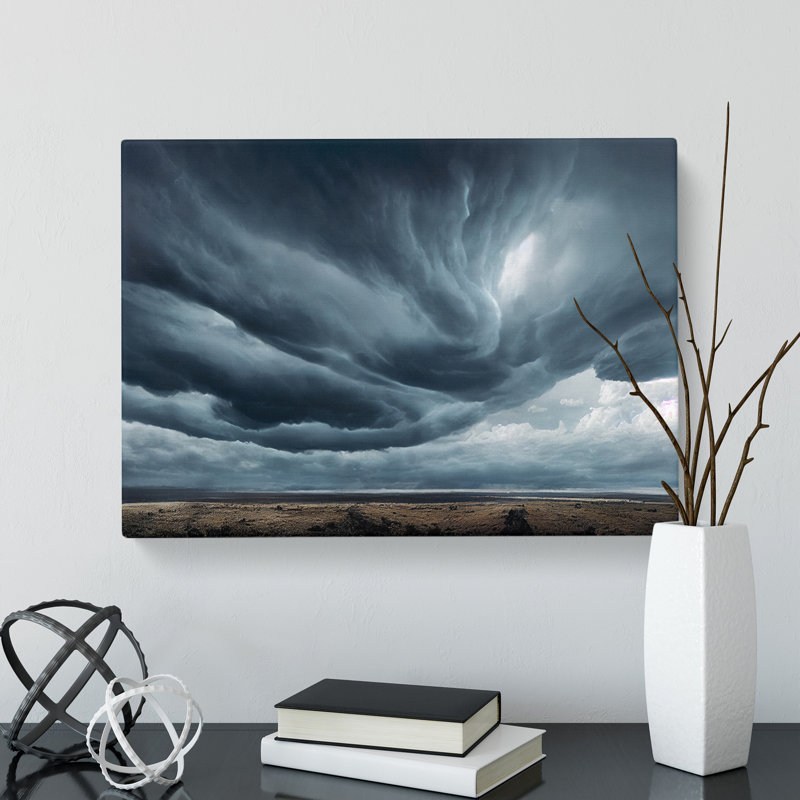 Moody Storm Clouds - Wrapped Canvas