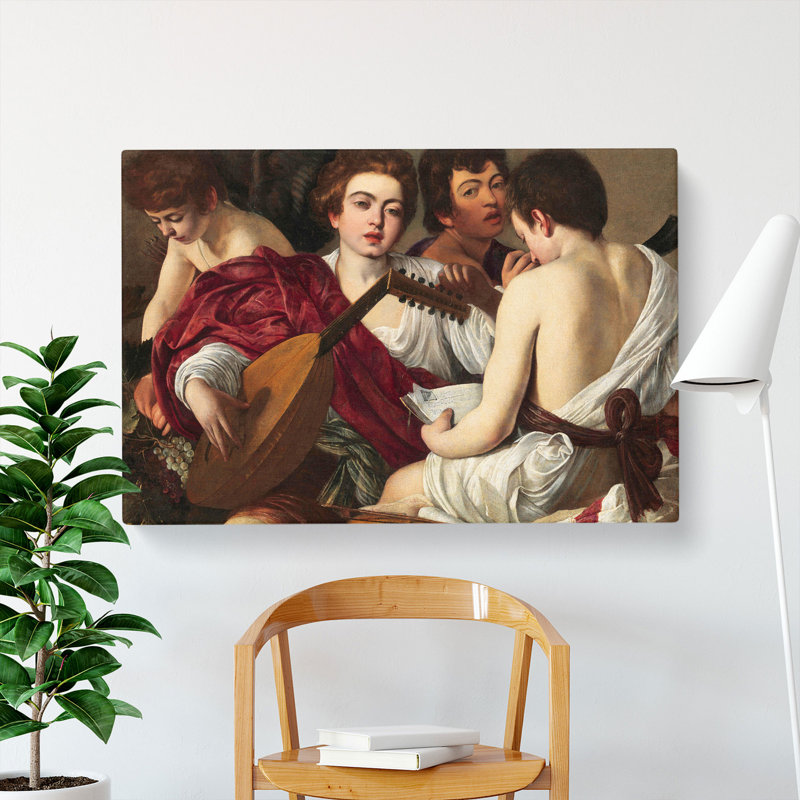 Music by Caravaggio - Wrapped Canvas, 40cm H x 60cm W x 3cm D