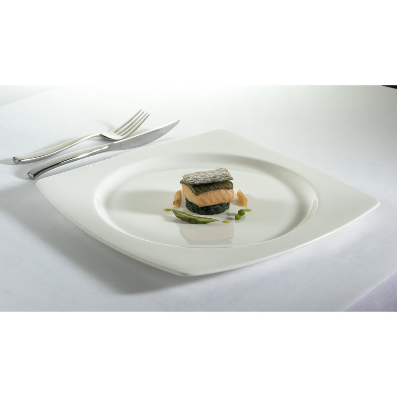 19cm Bone China Square Bread And Butter Plate