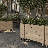 Sciotodale 40" x 12" Indoor/Outdoor Mobile Wood Planter with Lockable Wheels-966676177-966676186