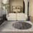 Beaumys Grey Merging Circles Indoor Stain Resistant Area Rug-1294934901