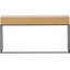 Silas Solid Wood Steel Writing Desk