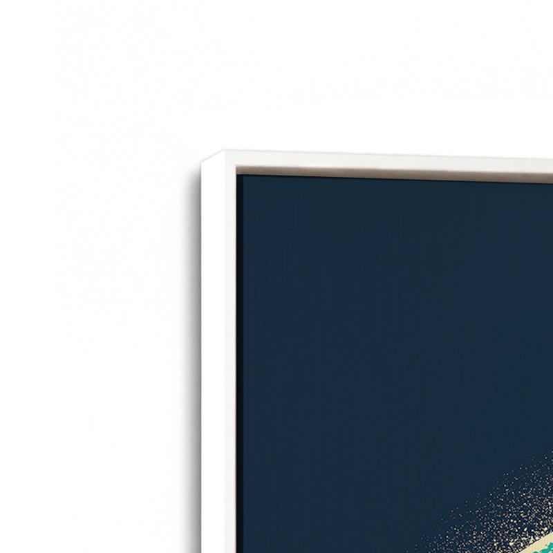 Mo, H 12,75 po x l 8,75 po, Impression encadrée sans passe-partout, Blanc opaque