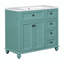 Meuble-lavabo simple avec plateau Kashima 35,4
