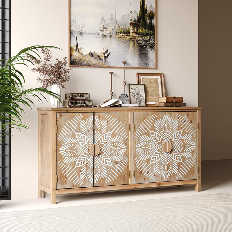 Linville en bois avec 4 portes