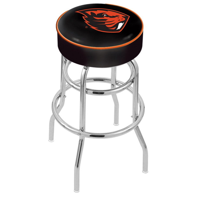 Tabouret de bar et de comptoir pivotant NCAA, Tabouret de comptoir (siège à 25 po de hauteur, Oregon State