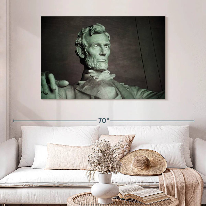 Lelar Abraham Lincoln, H 32 po x l 48 po
