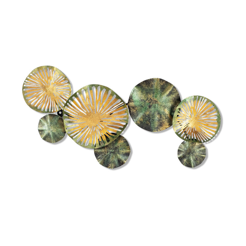 Hand-Painted Decorative Metal Wall Accessory, 29.1 x 15.0 x 2.0 inches | 100% Metal, Thickness: 0.06 inches | Unique Art Piece for Home Decor, Easy Wall Mounting, Color Variations for Personalized Style