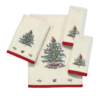 Spode® Christmas Tree 4-Piece Towel Set (BH2T)