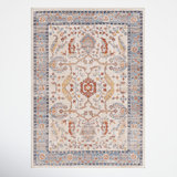 Robert Oriental Brick Red/Navy/Light Beige Indoor/Outdoor Use Area Rug
