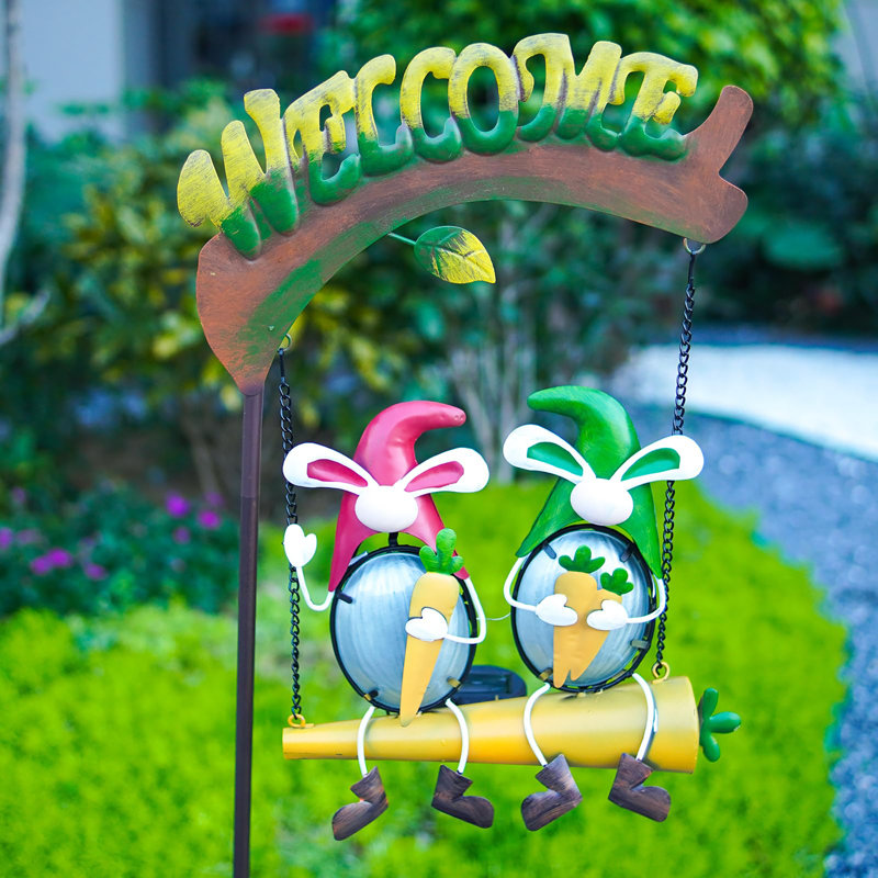 Décoration de jardin lapin