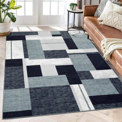 Washable Rug 10X13 Large Living Room Rugs