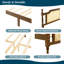 Lit plateforme robuste avec tête de lit en bois de pin et en rotin-989576528-989576529
