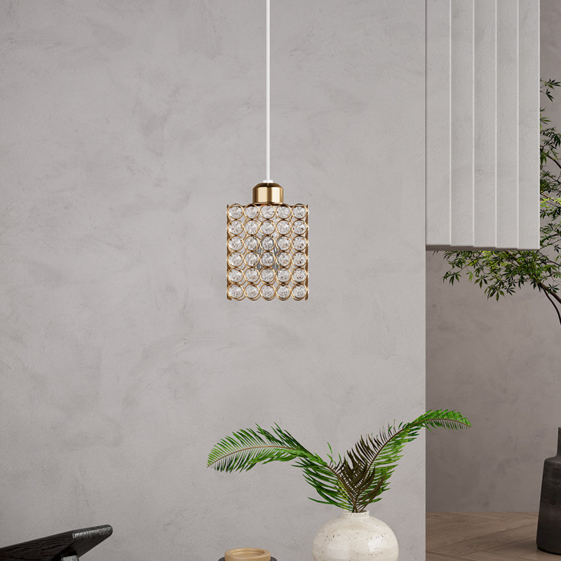 1 - Light Gold Dome Pendant