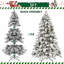 Arbre de Noël floconné en forme d'épouvantail avec embouts en PVC-1153908669