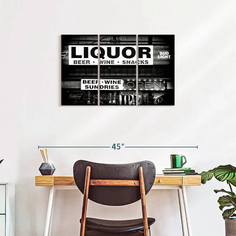 «Black Nevada Liquor, H 20 po x l 33 po