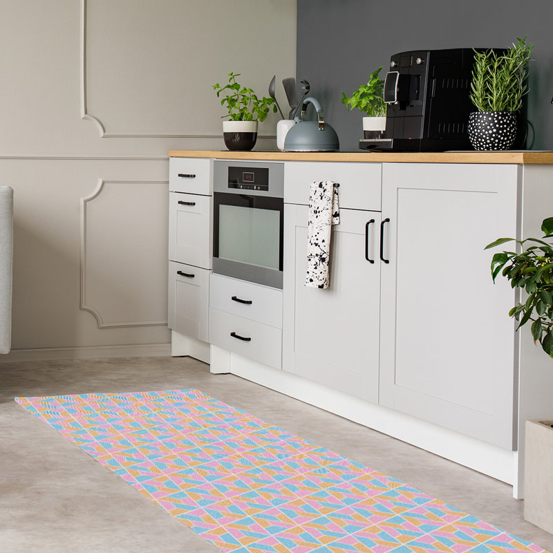 Chenille Geometric Indoor Rug, Runner 2'6" x 8'