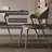 Modern simple rectangular dining table set-102788643-102788642