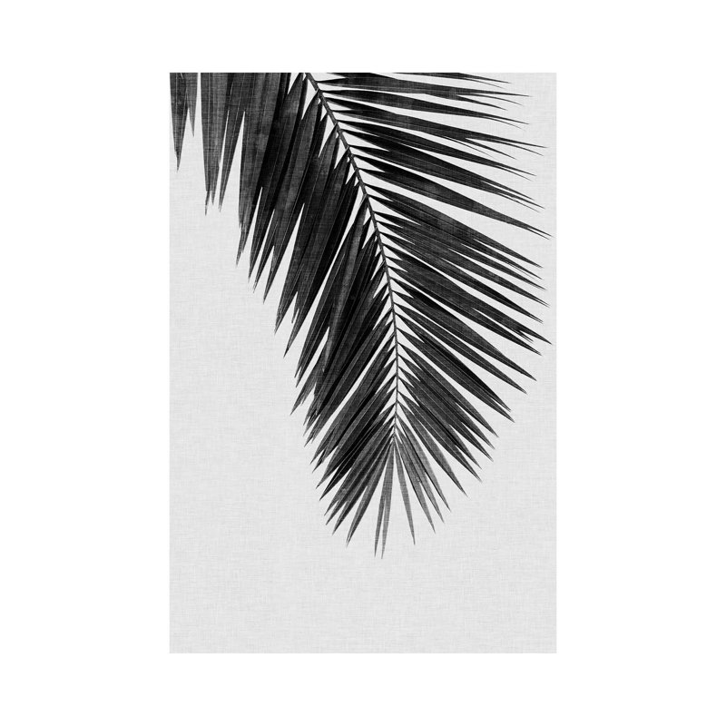 Palm Leaf I B&W by Orara Studio - Wrapped Canvas Gallery-Wrapped Canvas Giclée, 66.04 cm H x 45.72 cm W