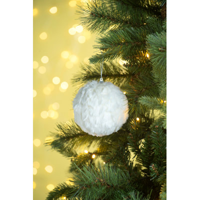 Ornement boule de Noël 4 po, boules de Noël suspendues décoratives pour décorations de fêtes, lot de 6