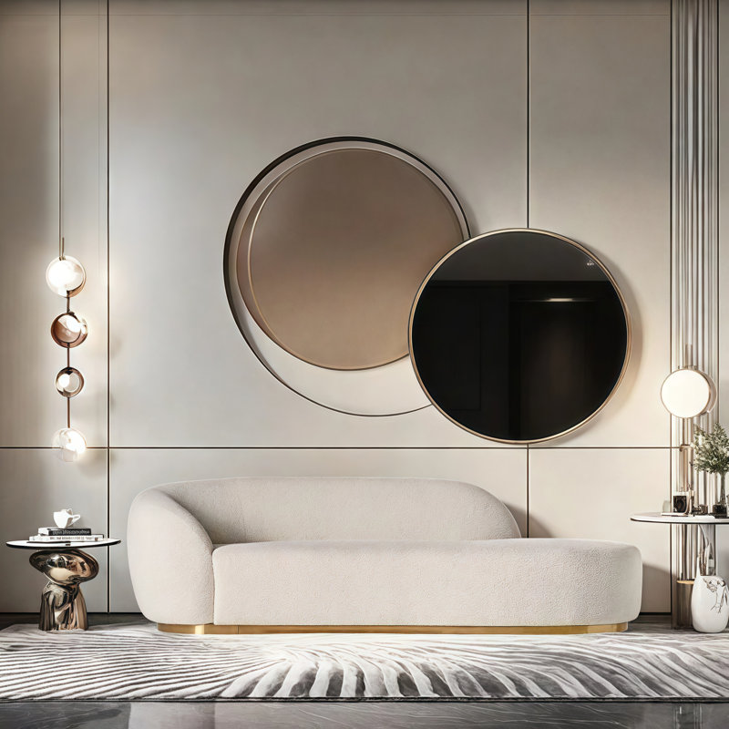Chaise longue décontractée spacieuse et simple, Orienté à gauche (vu de face)