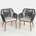Beige Cushion/Brown Wood Frame