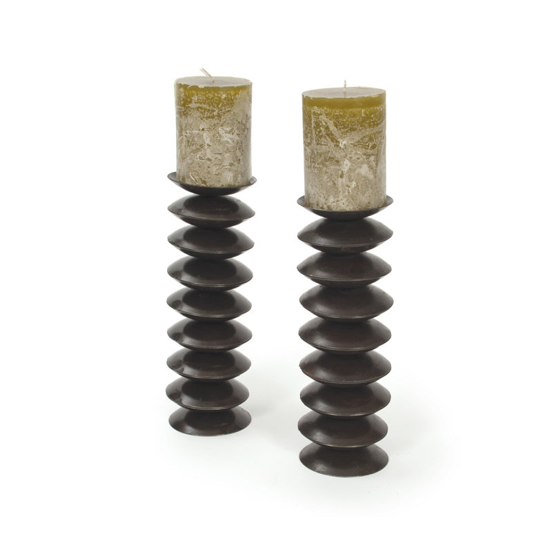 10'' H Metal Tabletop Candlestick