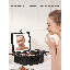 Boîte à maquillage avec trousse de voyage avec miroir éclairé amovible-1427899333