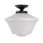 Plafonnier semi-encastré de style moderne Mid-Century Demitre