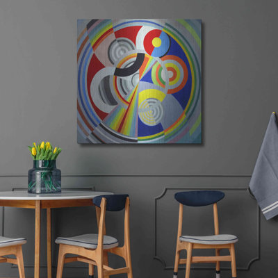 «Rythme n1» par Robert Delaunay, art mural en métal