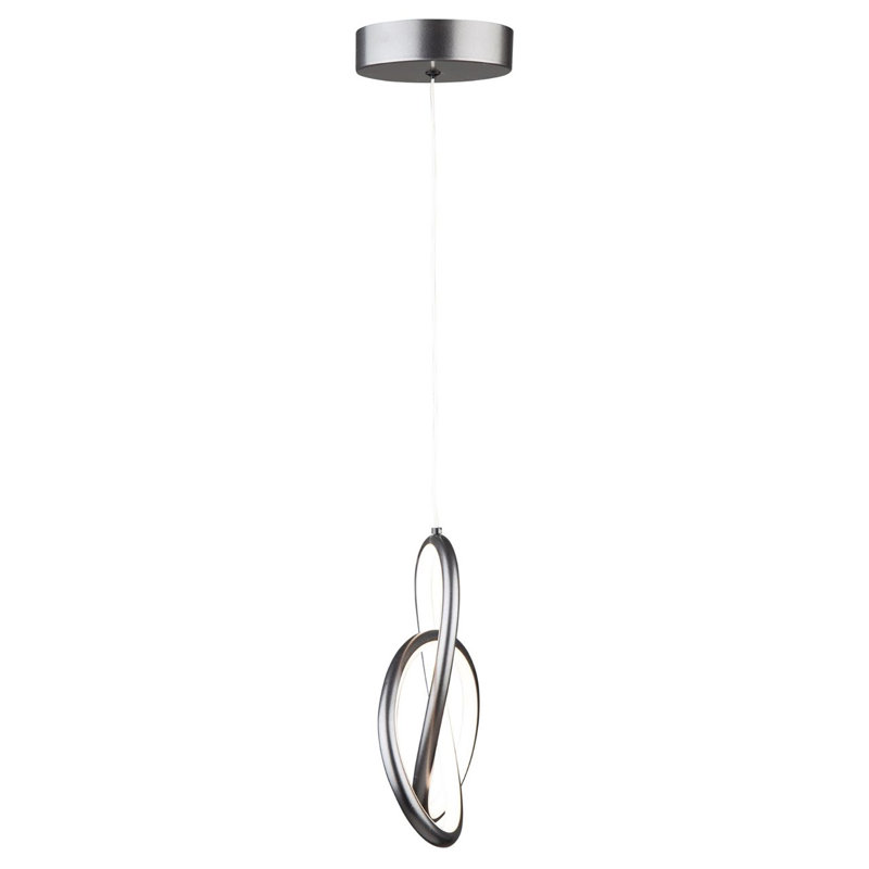 1 - Light Silver LED Unique/Statement Pendant