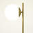 Modern Small Brass Metal Table Lamp