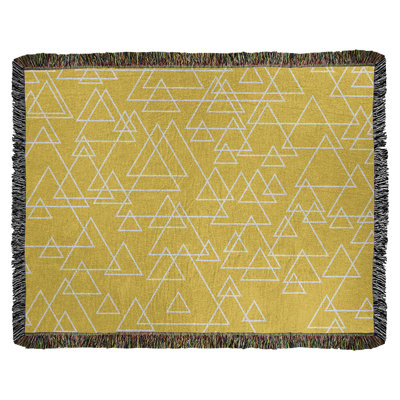 Couverture de coton tissée en triangle dispersable