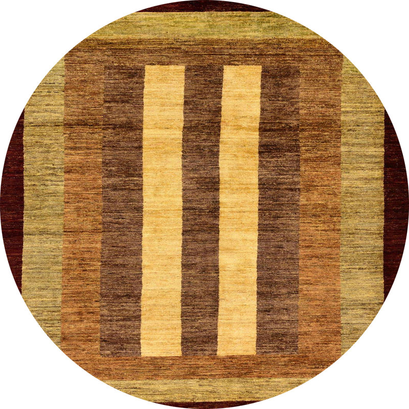 Abstract Indoor Rug, Round 3'