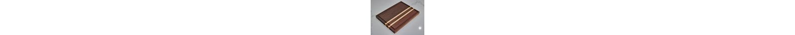 Solid Walnut Block With Maple Stripes Cutting Board