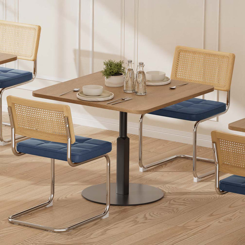Chaises de salle à manger en rotin, Bleu