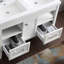 Ensemble de meuble-lavabo double 49 po Bethania-774740883