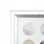Art mural 19,7 x 19,7 pouces avec affichage de phase artistique et style cristal, cadre en miroir, résine embelli, 4,4 lb représentant des phases, -