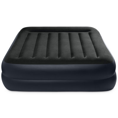 Intex Dura Beam Plus Pillow Raised Airbed Mattress With Built In Pump by Intex