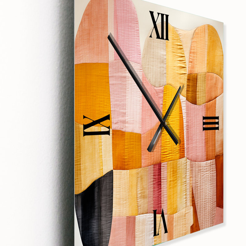 Horloge murale abstraite Paradise City, Grand