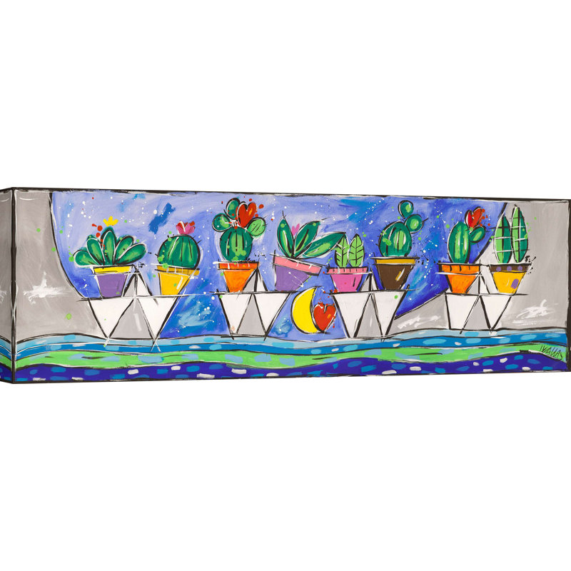 Floating Garden - Wrapped Canvas Print, 40cm H x 120cm W x 4cm D