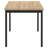 Garza 5-Piece Rectangular Dining Table Greige Oak