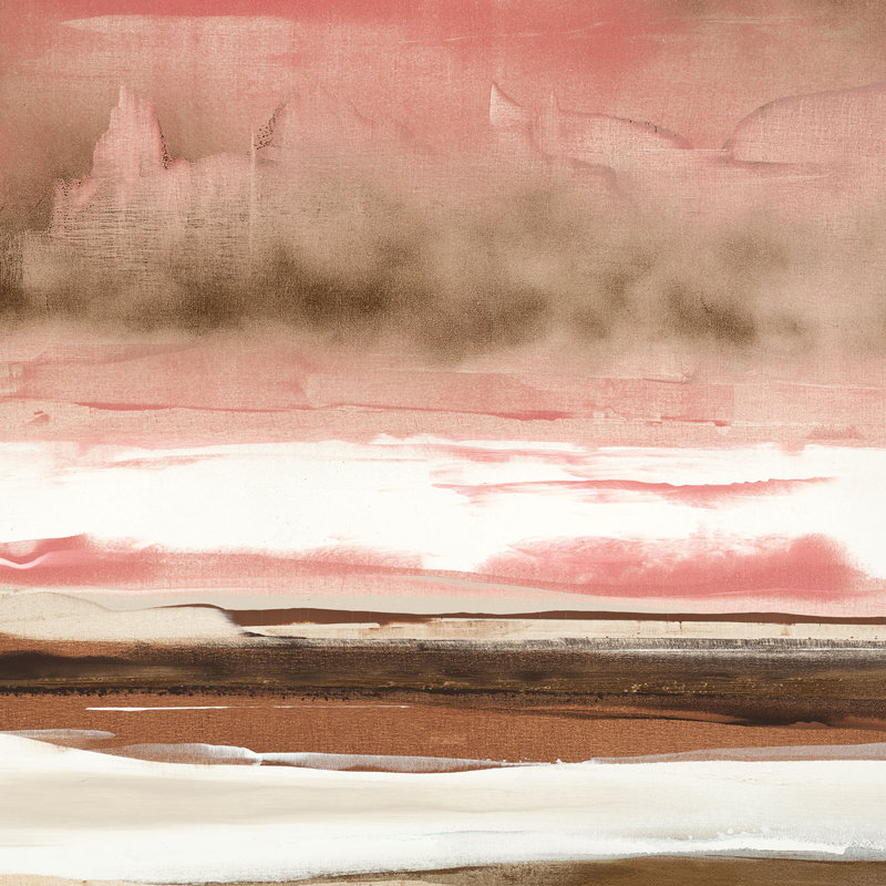 Solace In Gold No.1 by Soozy Barker - Wrapped Canvas Canvas, 85cm H x 85cm W x 3.8cm D