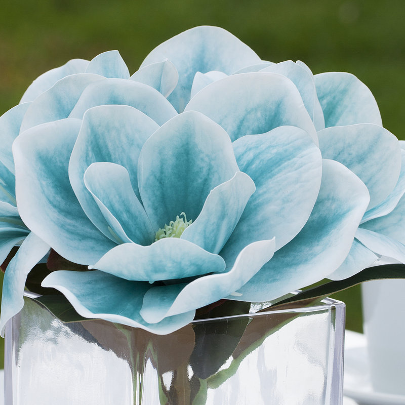 Magnolia dans un vase, Bleu