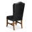 20'' H Genuine Leather Upholstered Oak Parsons Chair-98373413