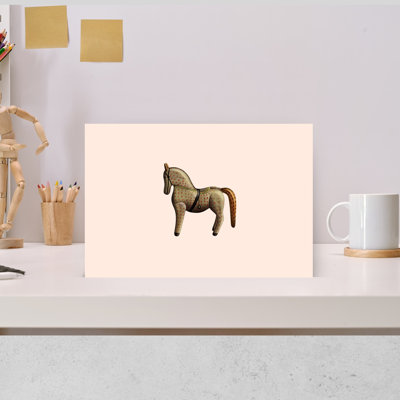 Charmant cheval pointillé