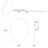 Modern Frameless Beveled Oval Wall Bathroom / Vanity Mirror-21562910
