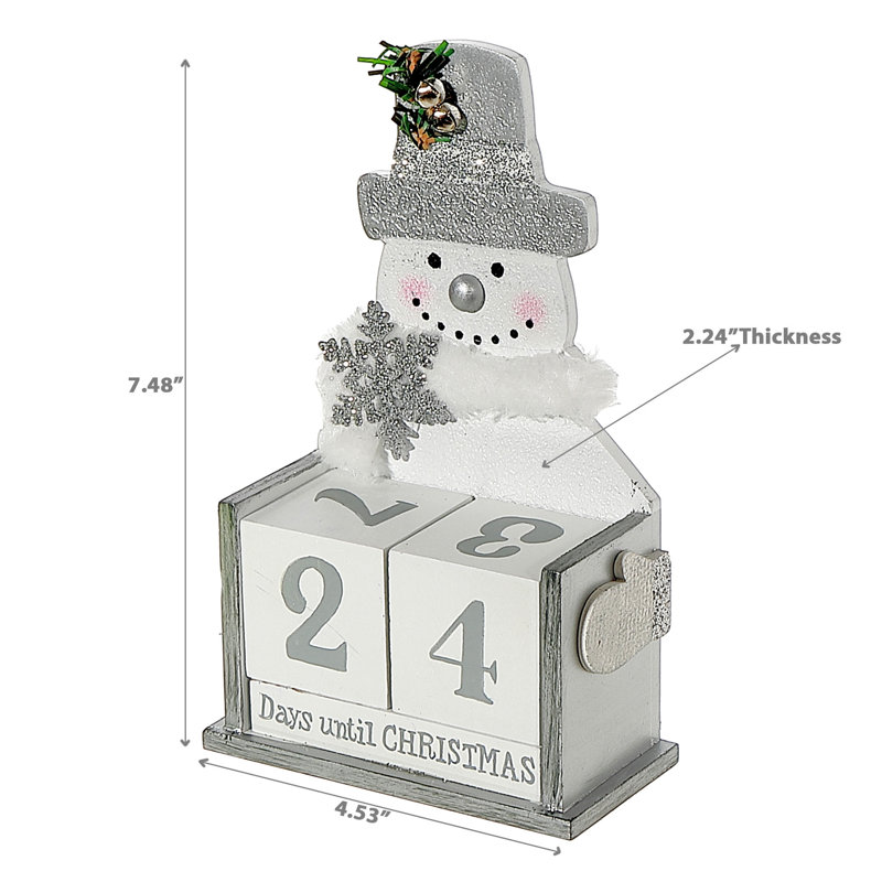 Calendrier en bois jusqu'à Noël